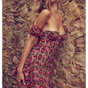 For Love And Lemons Amelia Strapless Dress